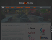 Tablet Screenshot of customfirepits.com